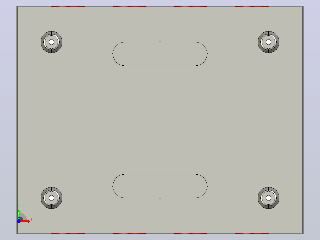 PZ30-12&amp;明装式配电箱(箱体)三维模型202307前视图