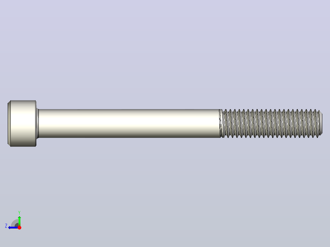 DIN_EN_ISO_4762_M8x80.ipt内六角螺钉右视图