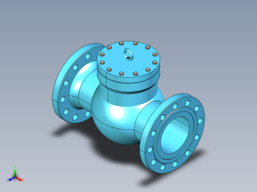 旋启式止回阀（H44H）[H44H-6.4-DN200]主视缩略图