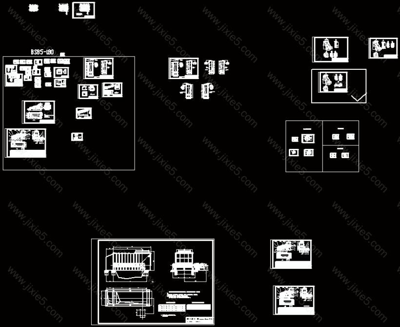 BS85-180波动筛全套波动筛图纸
