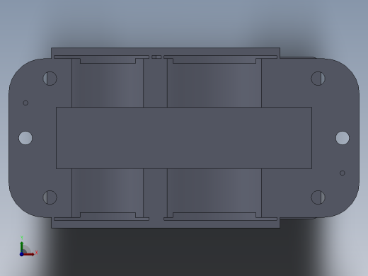 二级齿轮减速器（SW格式前视缩略图