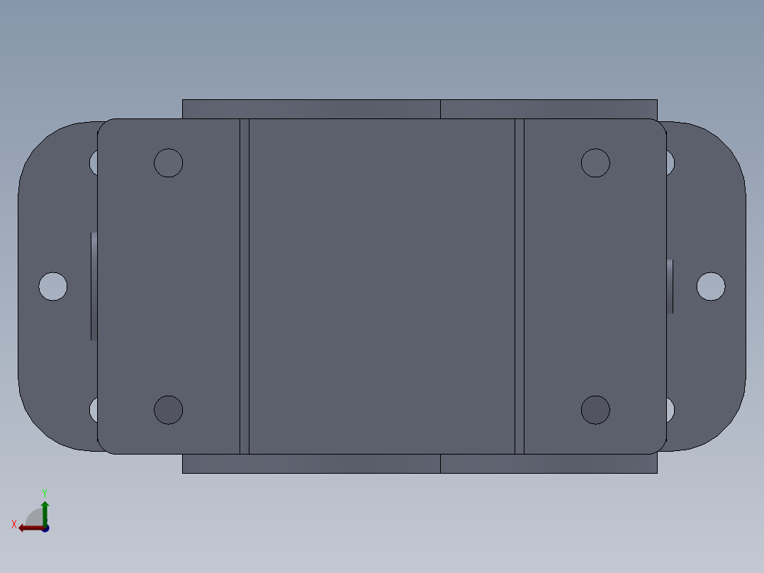 二级齿轮减速器（SW格式后视图