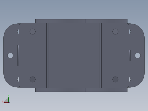 二级齿轮减速器（SW格式后视缩略图