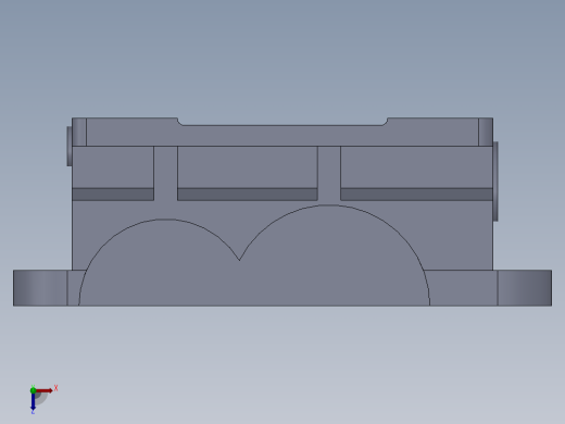 二级齿轮减速器（SW格式俯视缩略图