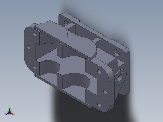 二级齿轮减速器（SW格式正等轴测缩略图