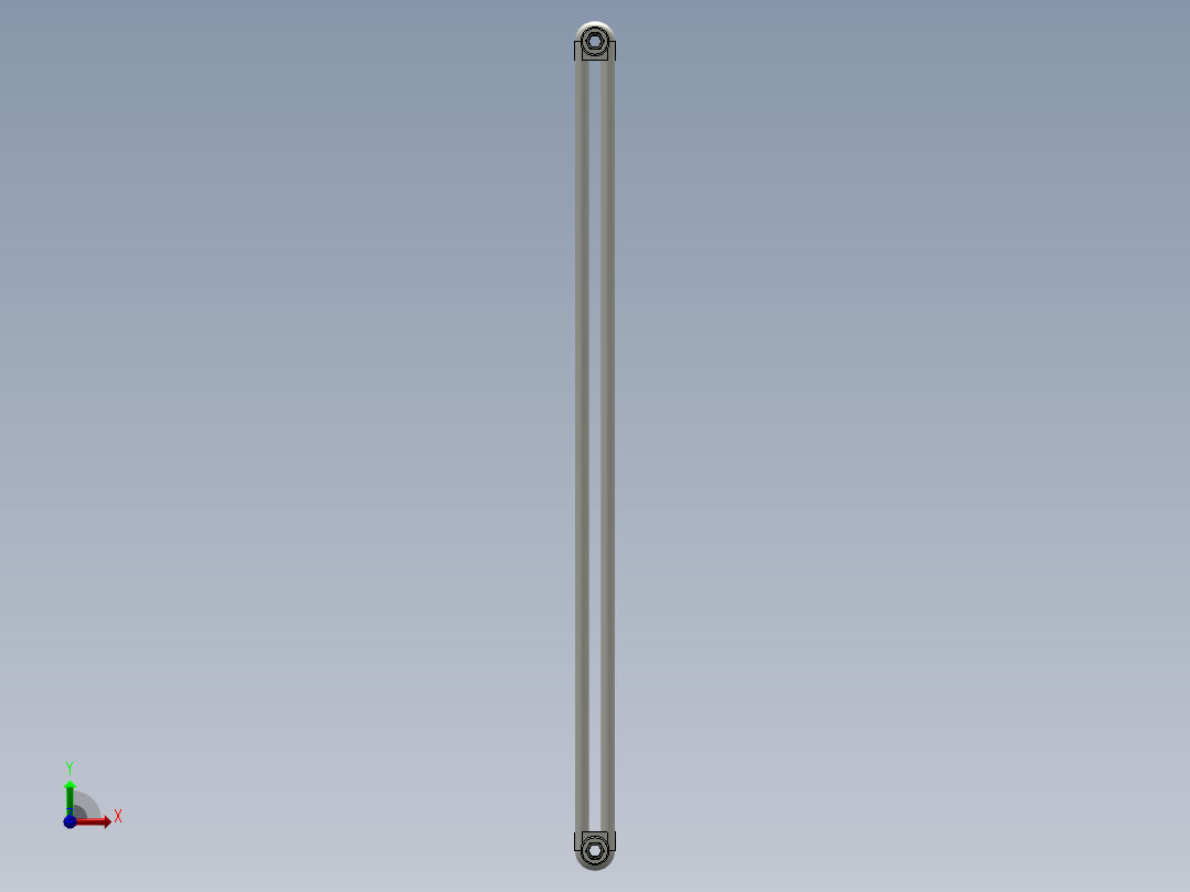 钢制暖气前视图