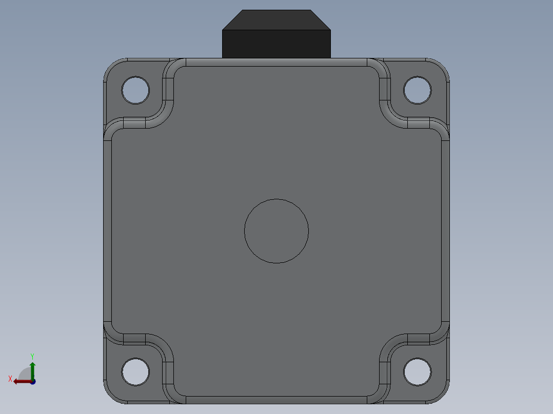 步进电机后视图