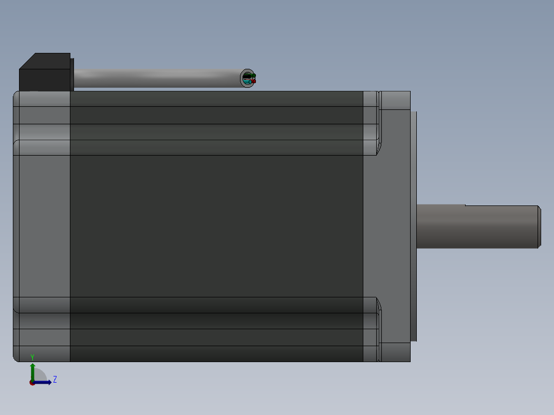 步进电机左视图