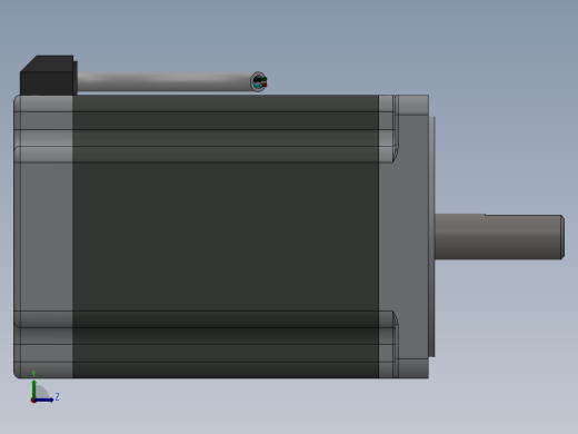 步进电机左视缩略图