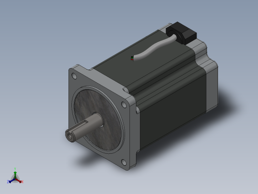 步进电机正等轴测缩略图