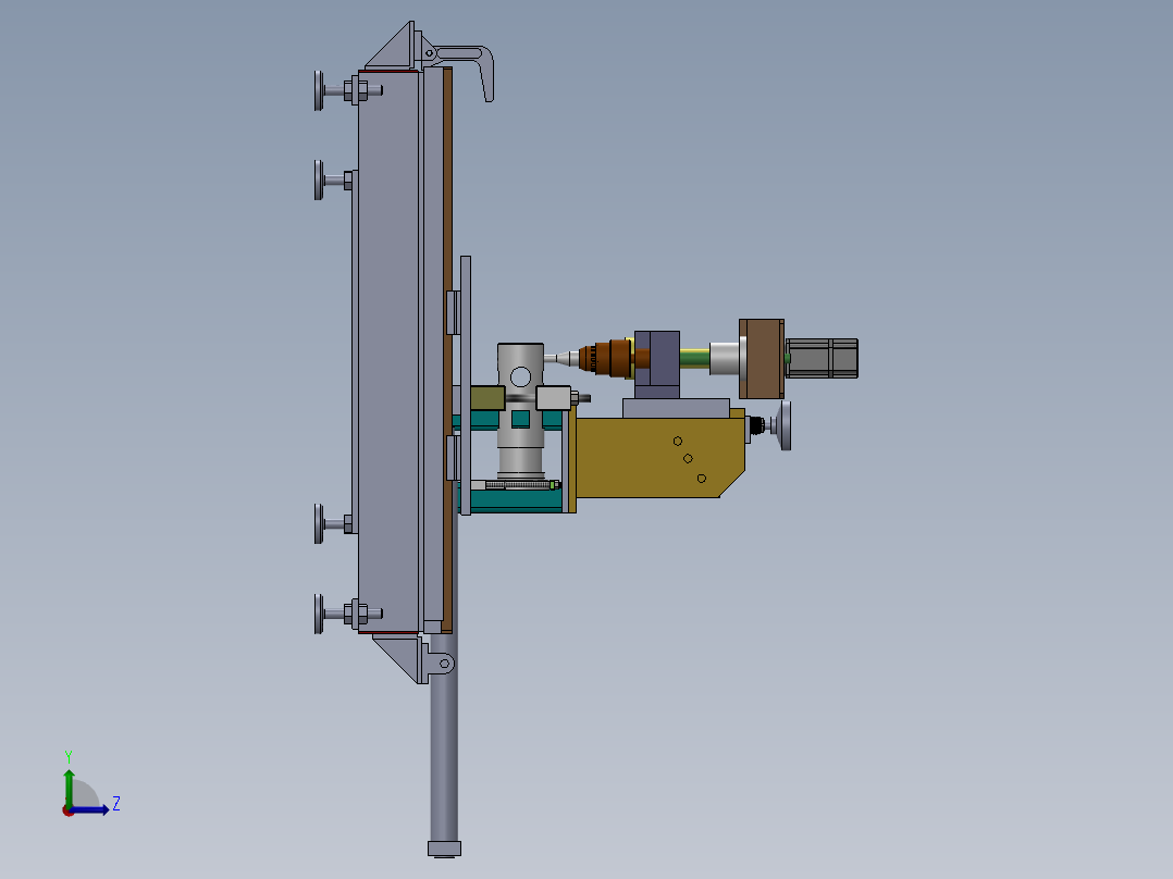 轴套宽16槽加工专机设计(全部结清）左视图