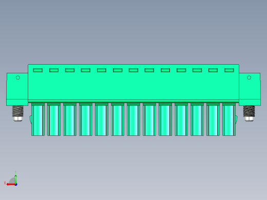 DEGSON 15EDG（公头） 3.5mm 螺钉锁紧，插拔式接线端子 FullPack-15EDGKM-3.5-13P-14-00AH后视缩略图