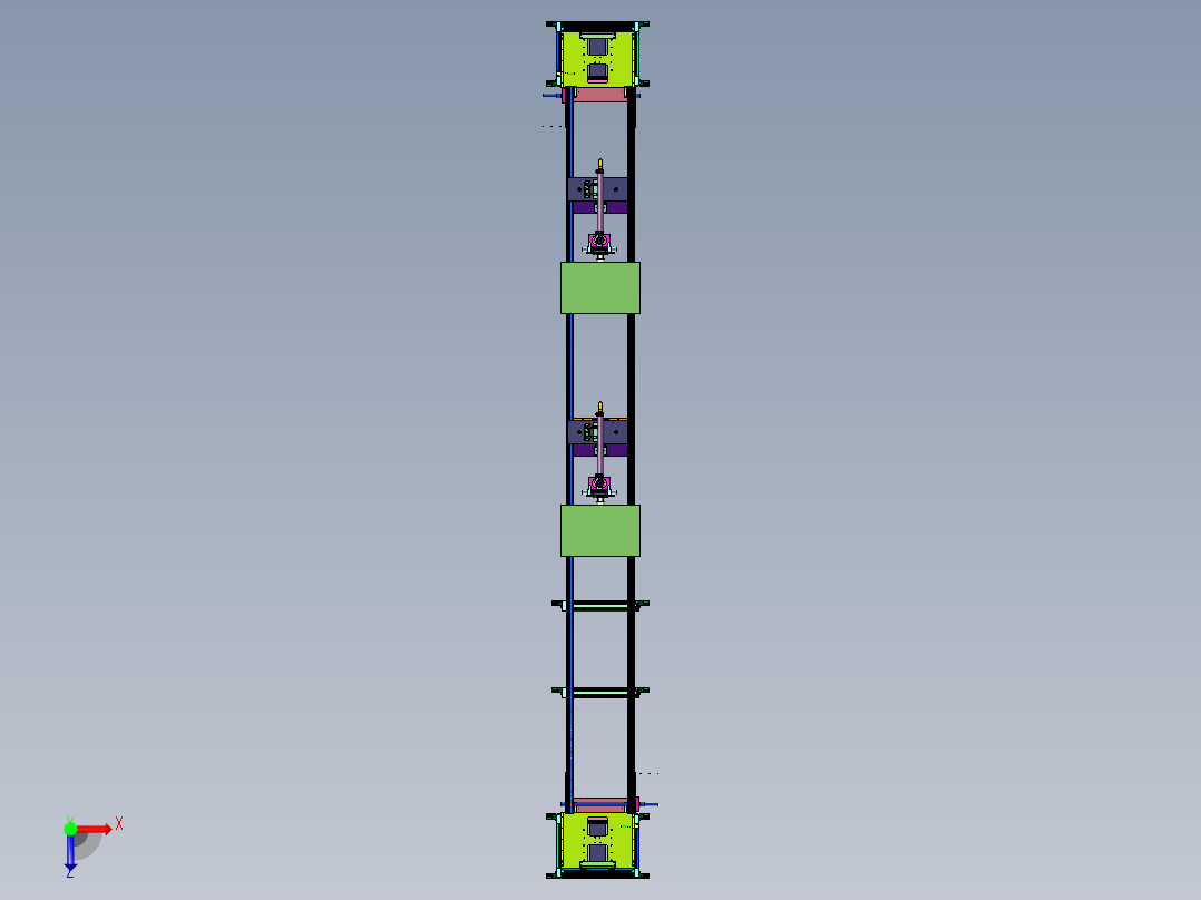 汽车转向横拉杆壳体球座的装配产线俯视图
