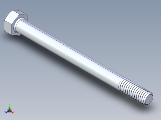 UNC 六角螺栓-Hex Bolt 0.3125-18 x 4