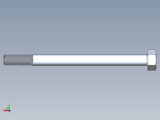 UNC 六角螺栓-Hex Bolt 0.3125-18 x 4后视缩略图