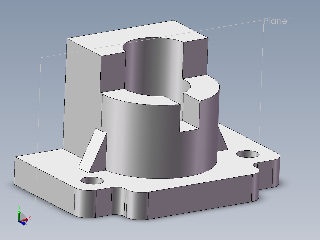 SW格式3D图(模型练习题)-007主视图