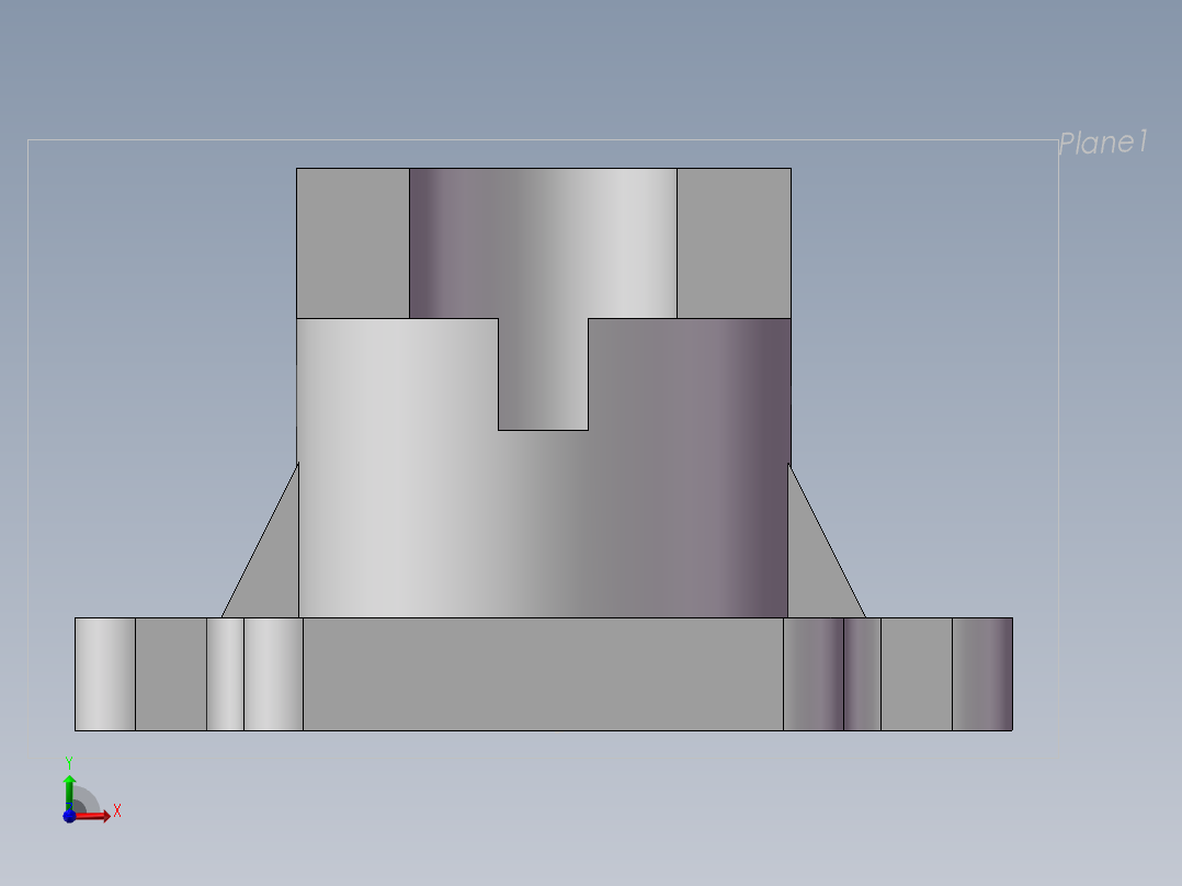 SW格式3D图(模型练习题)-007前视图