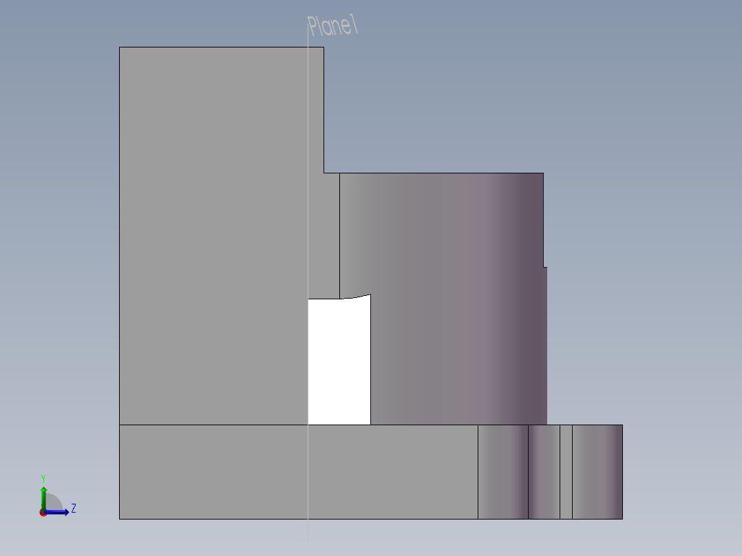 SW格式3D图(模型练习题)-007左视图
