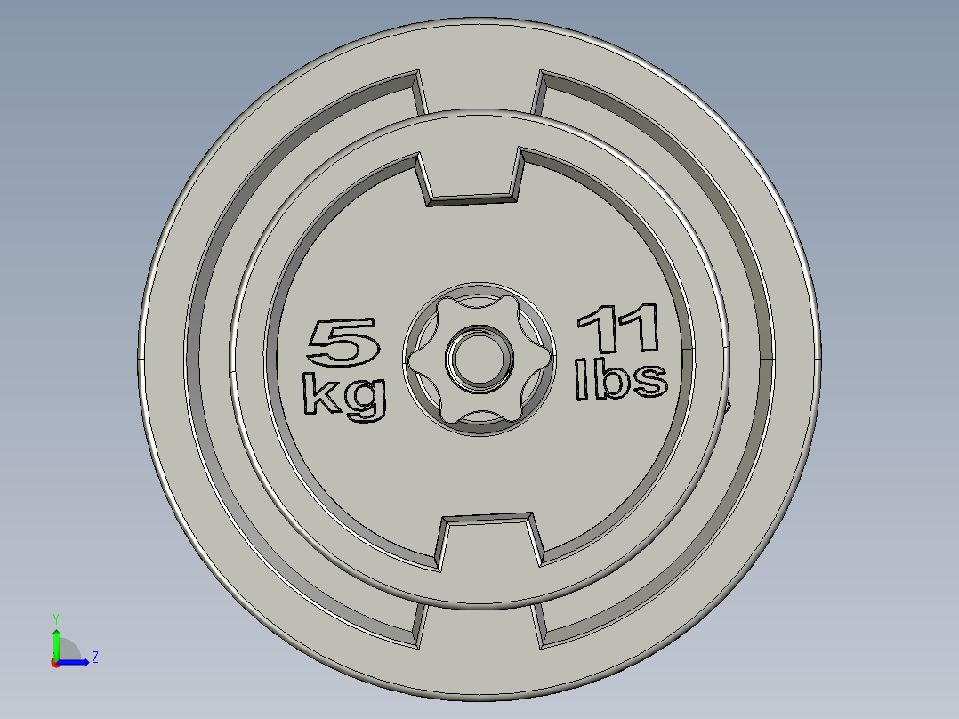 举重杆弯曲左视图