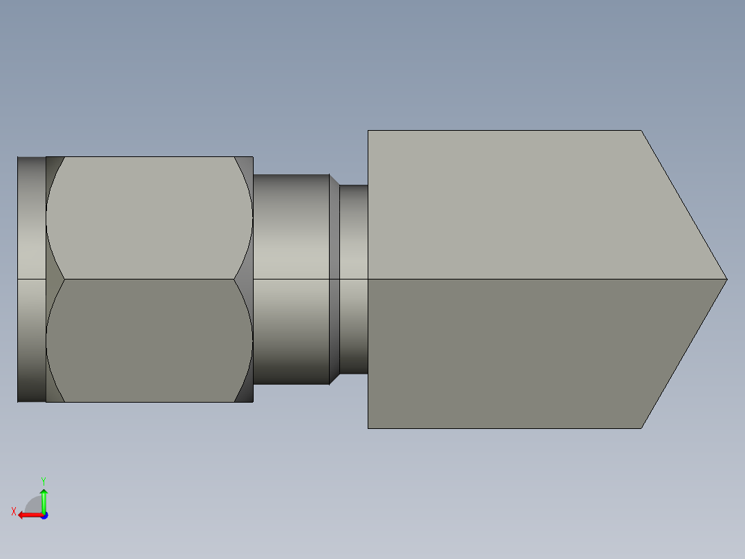 卡套式工业通用硬管接头8-12_cbu-s后视图