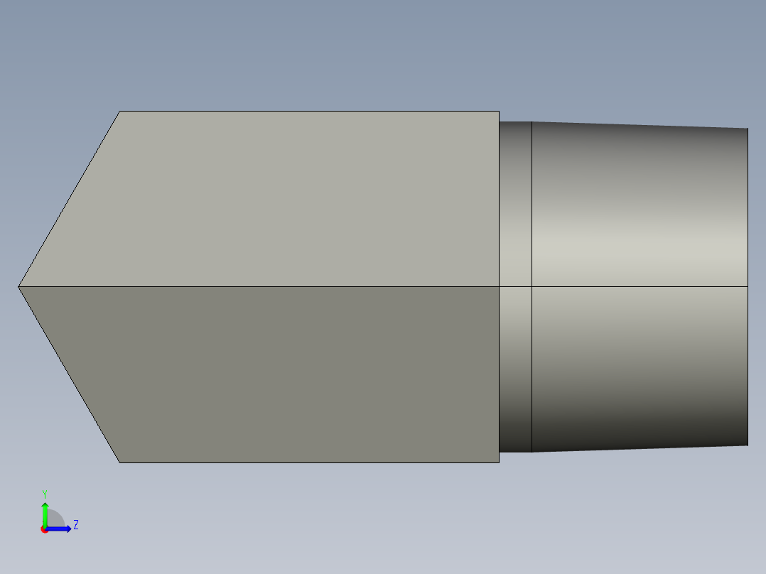 卡套式工业通用硬管接头8-12_cbu-s左视图