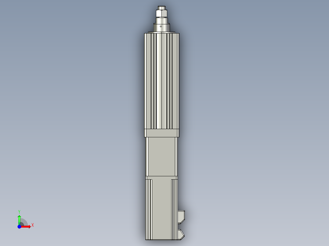 12VZ电动缸-VZ6-S50-BC前视图