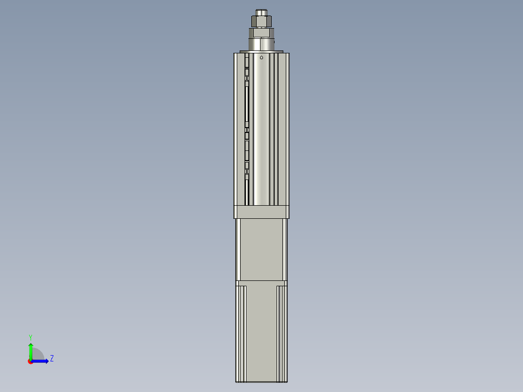 12VZ电动缸-VZ6-S50-BC左视图