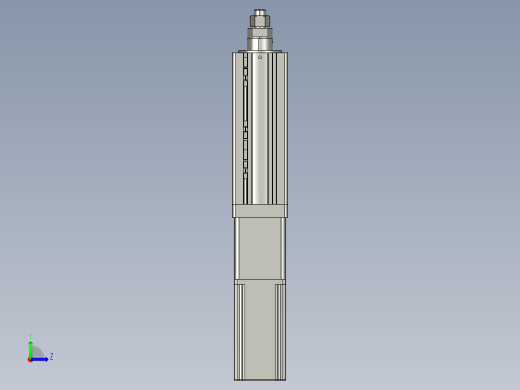 12VZ电动缸-VZ6-S50-BC左视缩略图