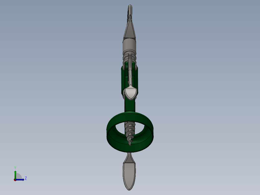螺旋开瓶器3左视图