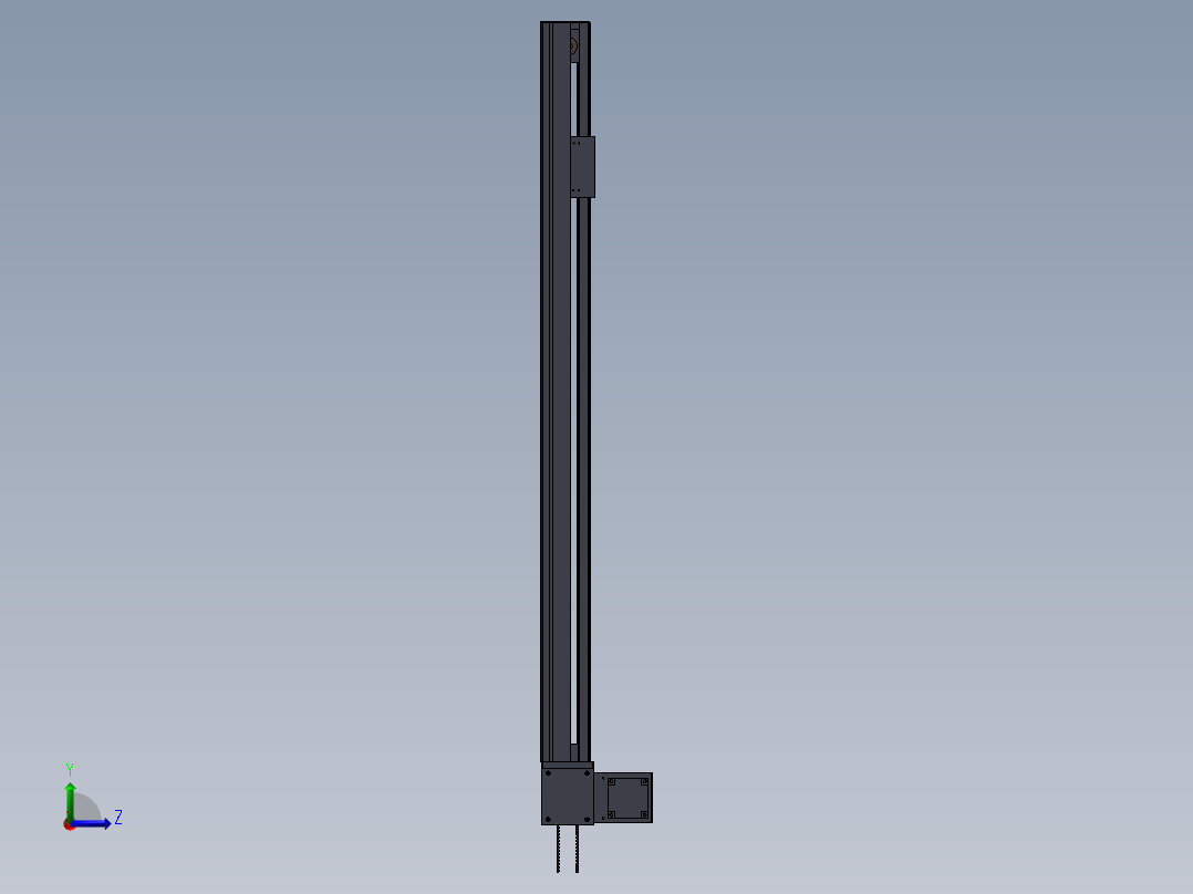 雅马哈模组左视图