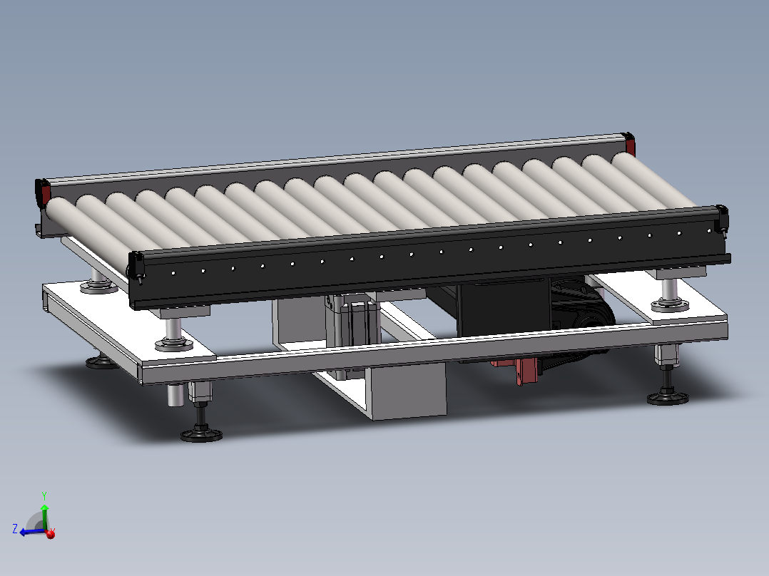 气动滚筒升降机