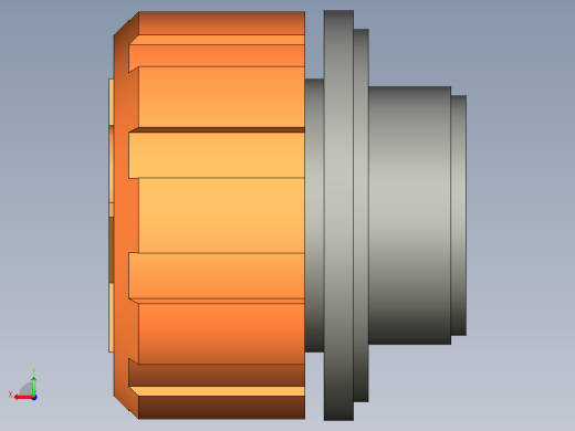 排氣蓋SFV-3D多系列多零件图纸模型后视缩略图