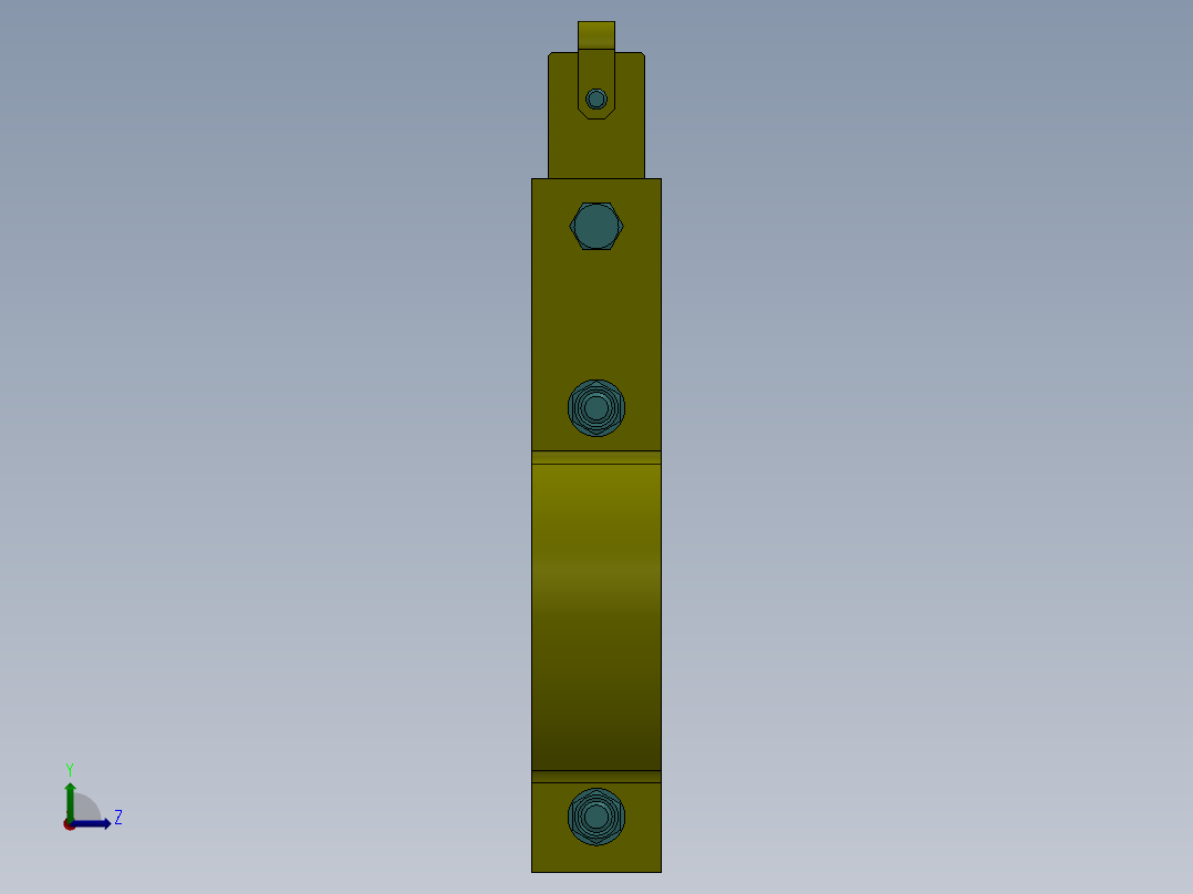 支架 (22)左视图