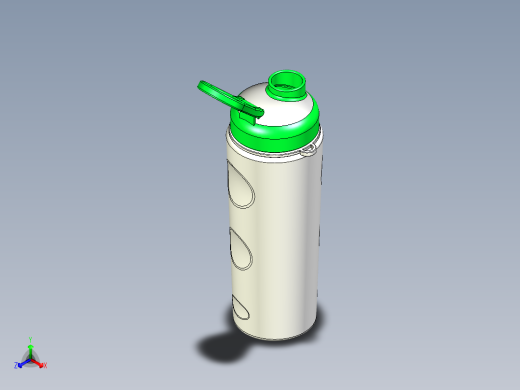 运动水杯三维模型