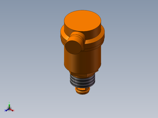 排气阀正等轴测缩略图