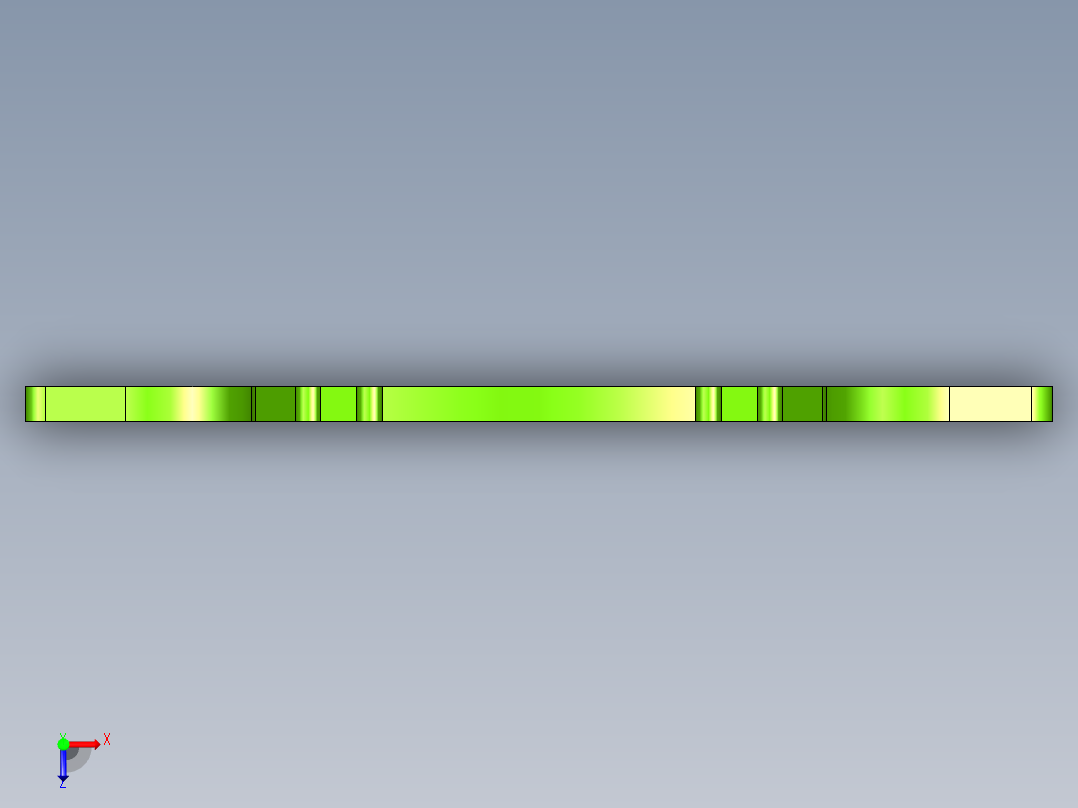 FPV racer NEXT5 自由式四轴飞行器框架俯视图