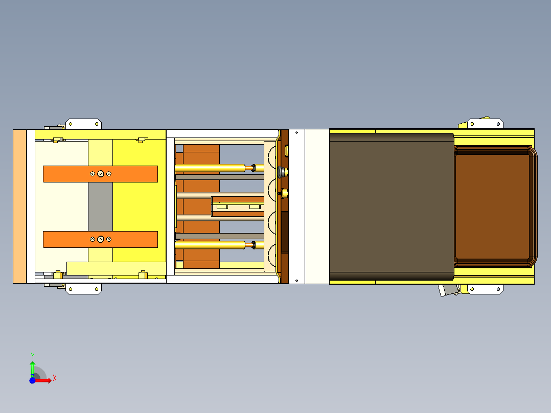 隔膜真空计前视图