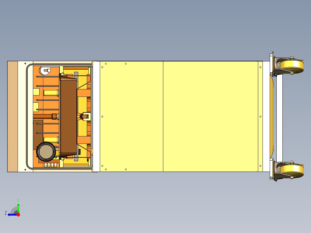 隔膜真空计右视图
