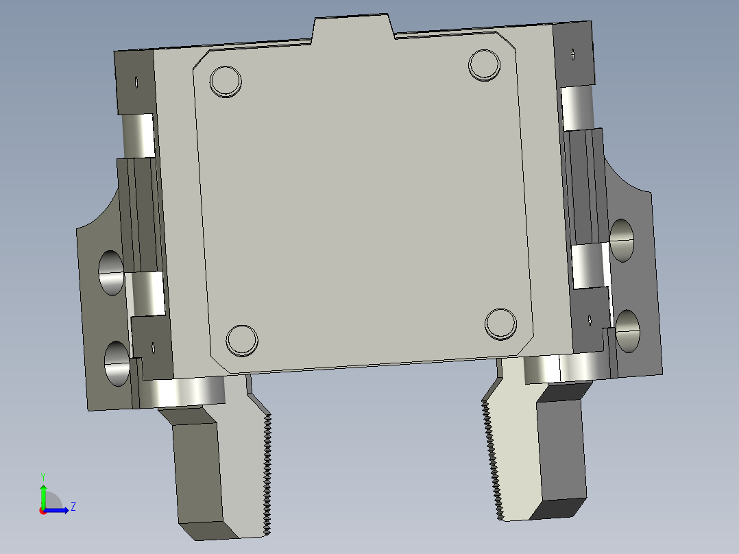 气爪装配体左视图
