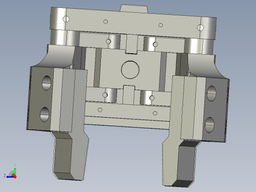 气爪装配体右视缩略图