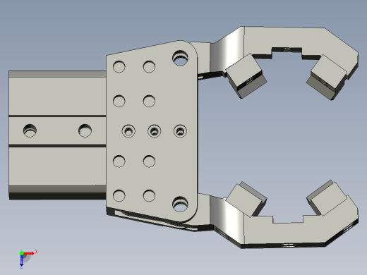 气爪装配体俯视缩略图
