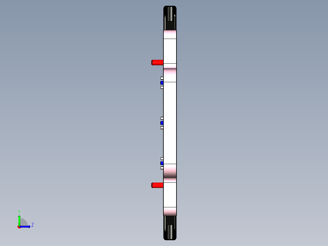 siva-aim笔记本CNC工装夹具三维模型-CNC3-GaiBan-1111左视图