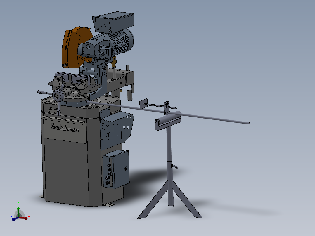钢管切割机设计模型