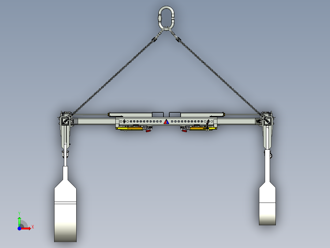A0002631-可调H型吊梁3T前视图