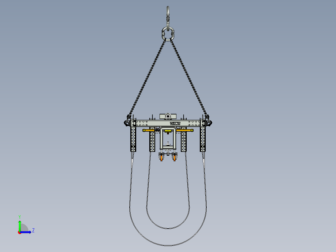 A0002631-可调H型吊梁3T左视图