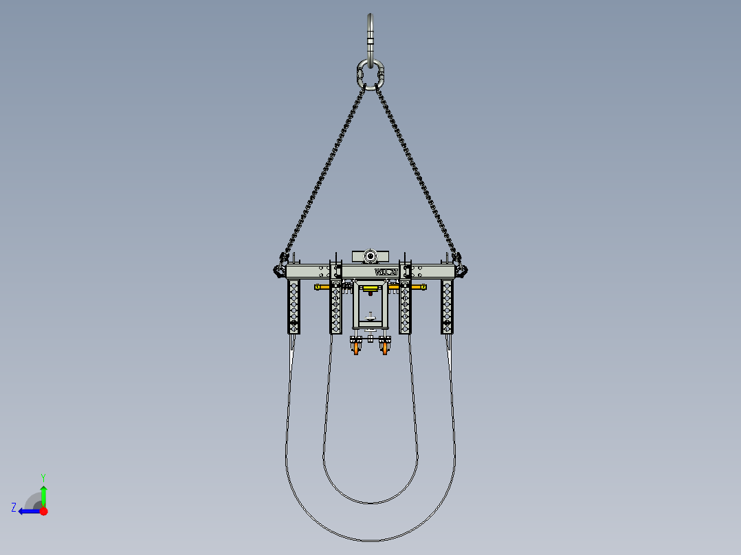 A0002631-可调H型吊梁3T右视图