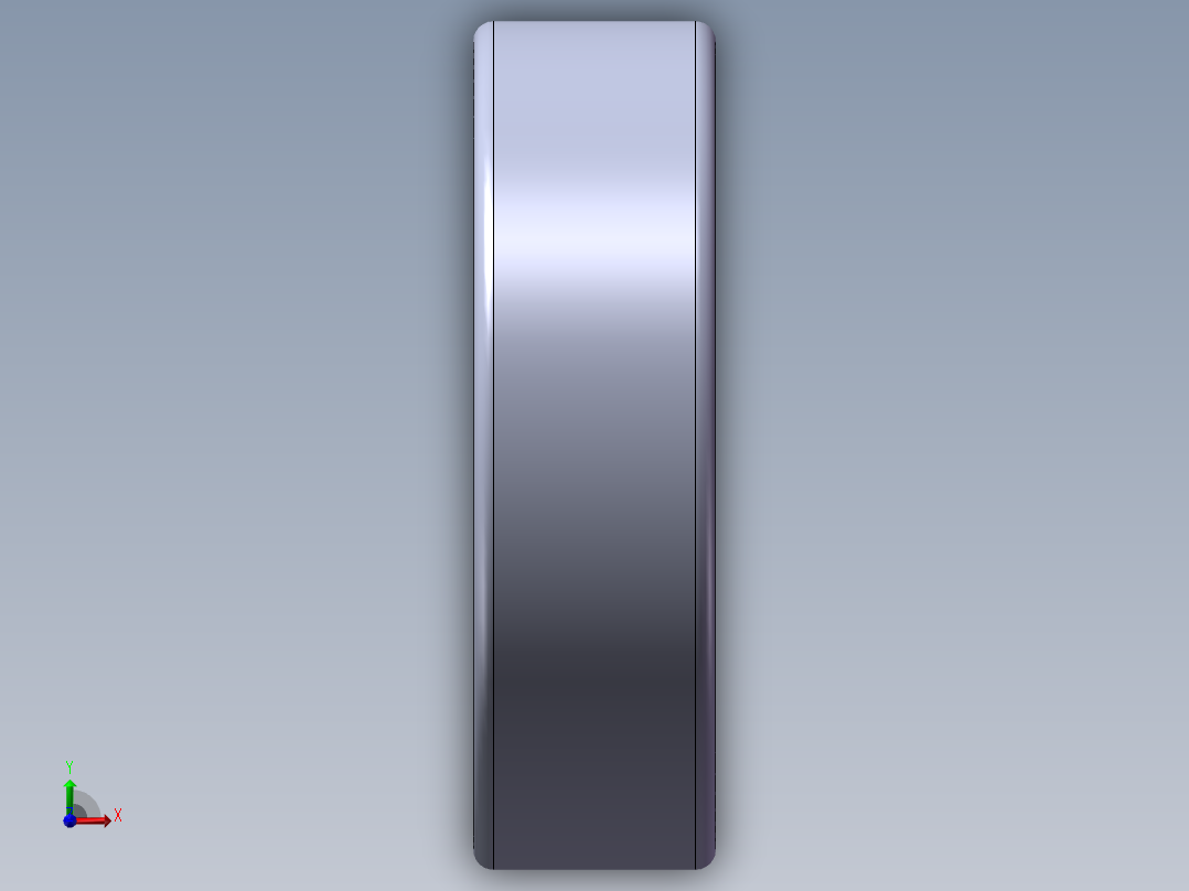 深沟球轴承6004-2Z前视图