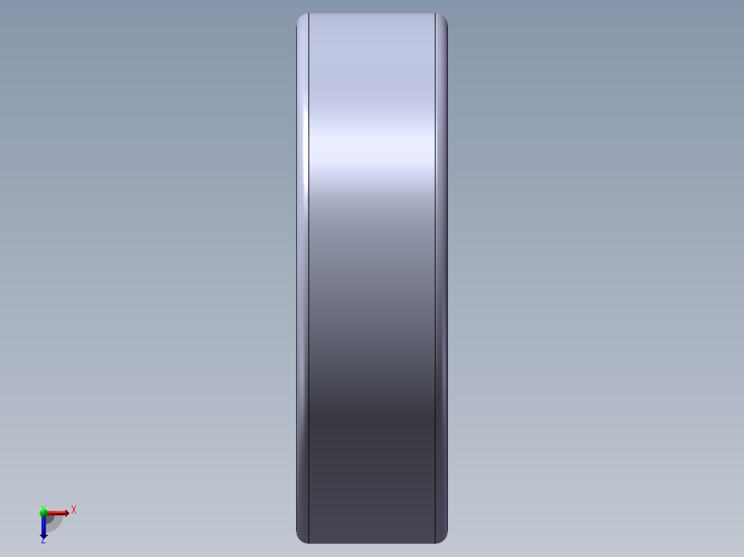 深沟球轴承6004-2Z俯视图