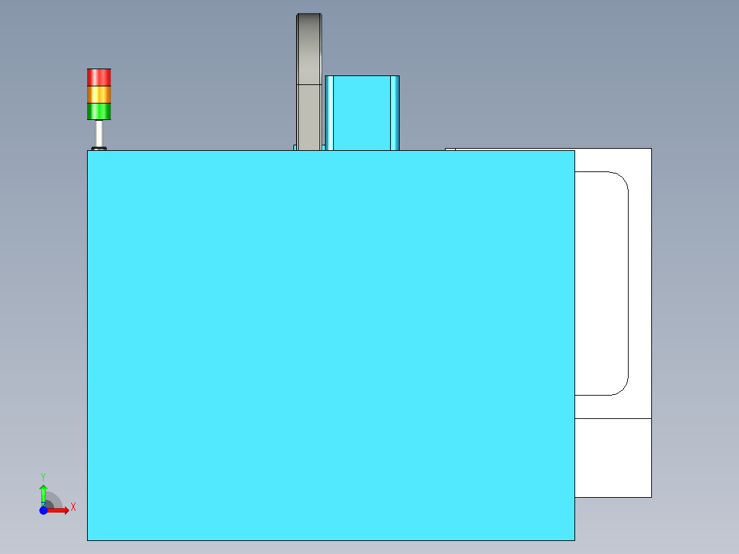 B3003498-压缩机垂直前视图