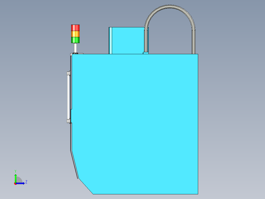 B3003498-压缩机垂直左视图